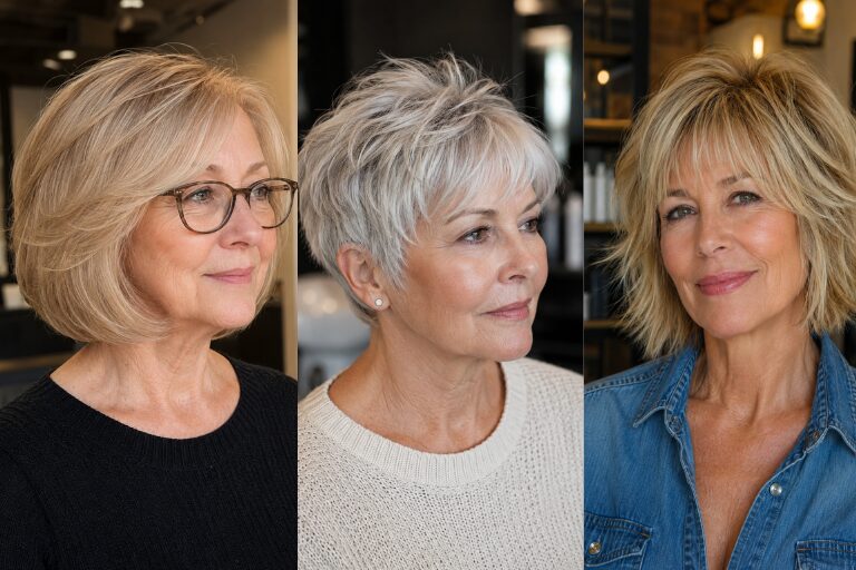 20 Hairstyles for Older Women with Thin Fine Hair That Add Volume