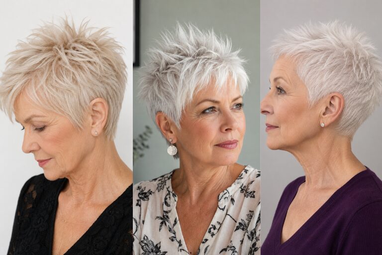 25 Spiky Haircuts for Older Women with Texture, Lift, and Soft Shape