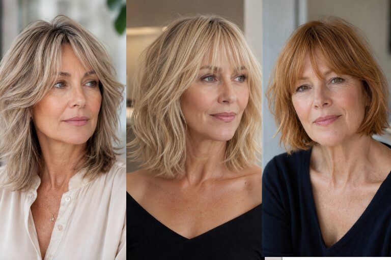 20 Medium Length Haircuts for Women Over 50