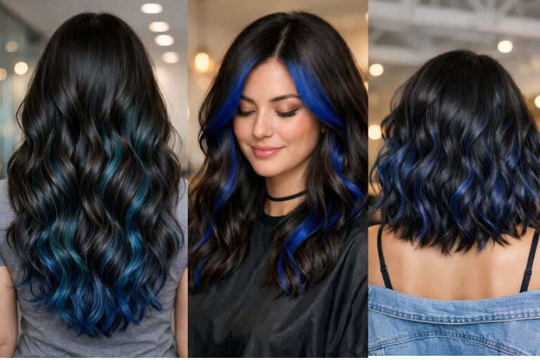 Blue Balayage for Brunettes: 17 Wearable Ideas You’ll Actually Want