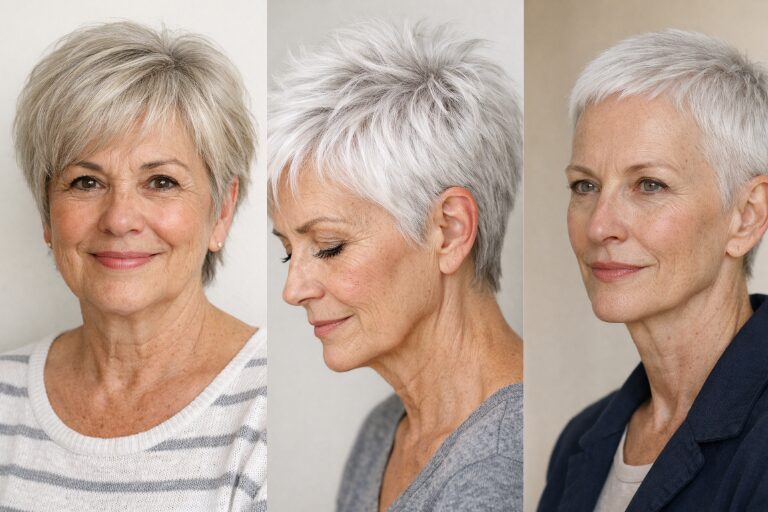 20 Short Haircuts for Women Over 60 with Thin Fine Hair: Easy Shapes That Make Hair Look Fuller
