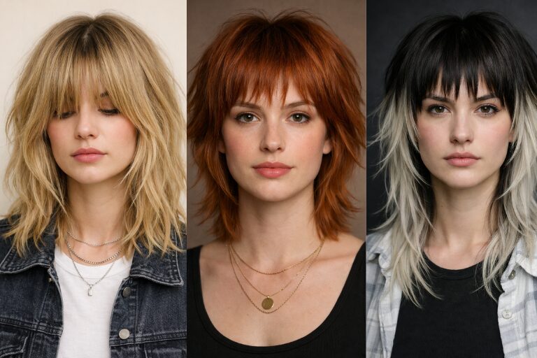 20 Medium Shag Hairstyle Ideas That Easily Add Movement