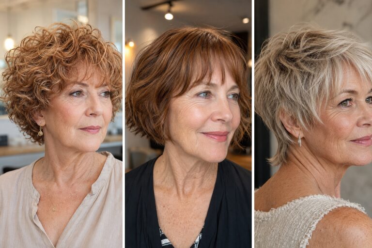 20 Short Messy Hairstyles for Women Over 60 That Make Undone Hair Look Expensive