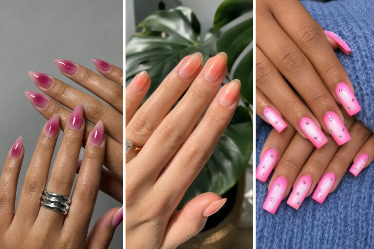 21 Aural Nail Ideas for the Prettiest Soft-Glow Manicure