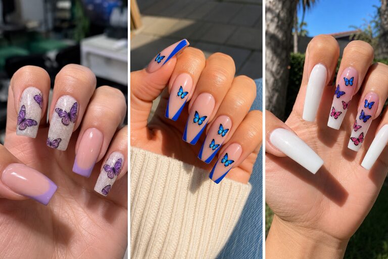 18 Butterfly Nails With the Sweetest Little Details