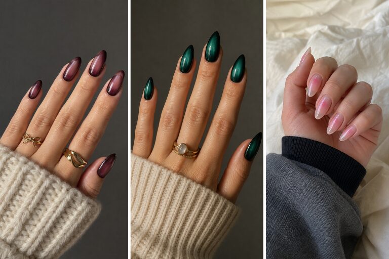 16 Fall Aura Nails With the Dreamiest Cozy-Season Glow