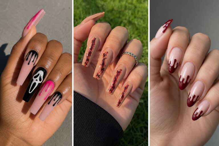 24 Halloween Nail Designs For Every Level Of Spooky Drama