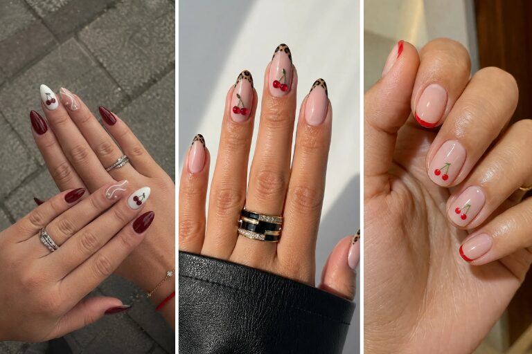Red Cherry Nails That Make a Classic Mani Feel Way More Fun
