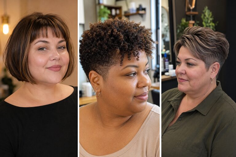 20 Short Hairstyles for Plus Size Women With Seriously Good Shape