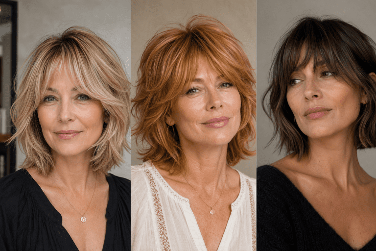 20 Modern Shag Haircuts with Soft Layers and Bangs