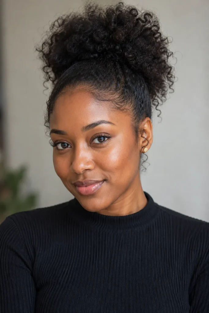 Compact everyday afro puff